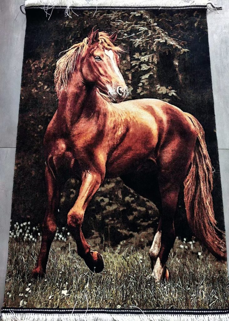 Zodiac Horse Hand-Woven Wool Art Rug Collection