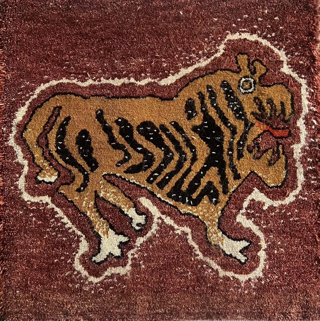 Equestrian & Tiger Hand-Woven Wool Art Rug Collection