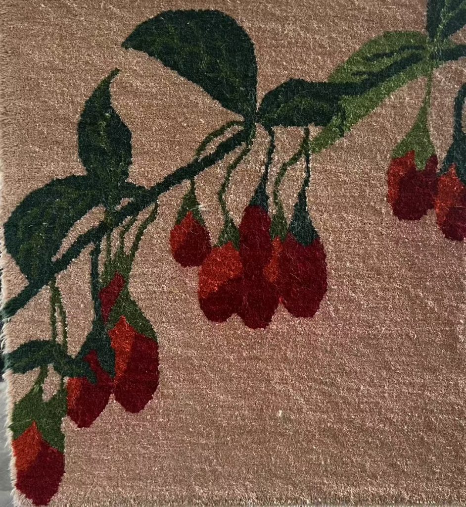 Botanical & Mythical Animal Hand-Woven Wool Rug Collection