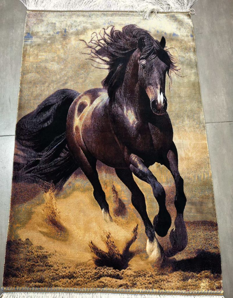 Botanical & Mythical Animal Hand-Woven Wool Rug Collection