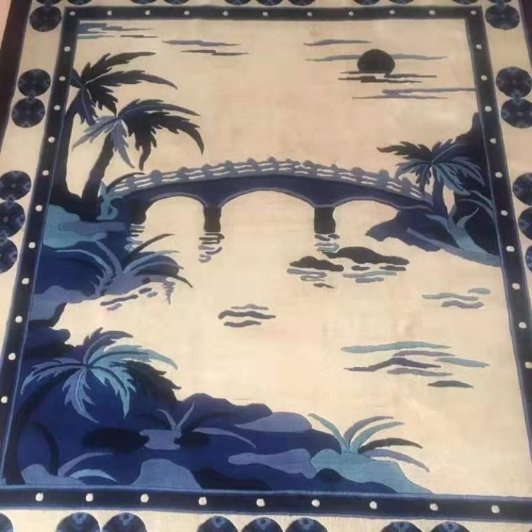 Equestrian & Landscape Hand-Woven Wool Rug Collection