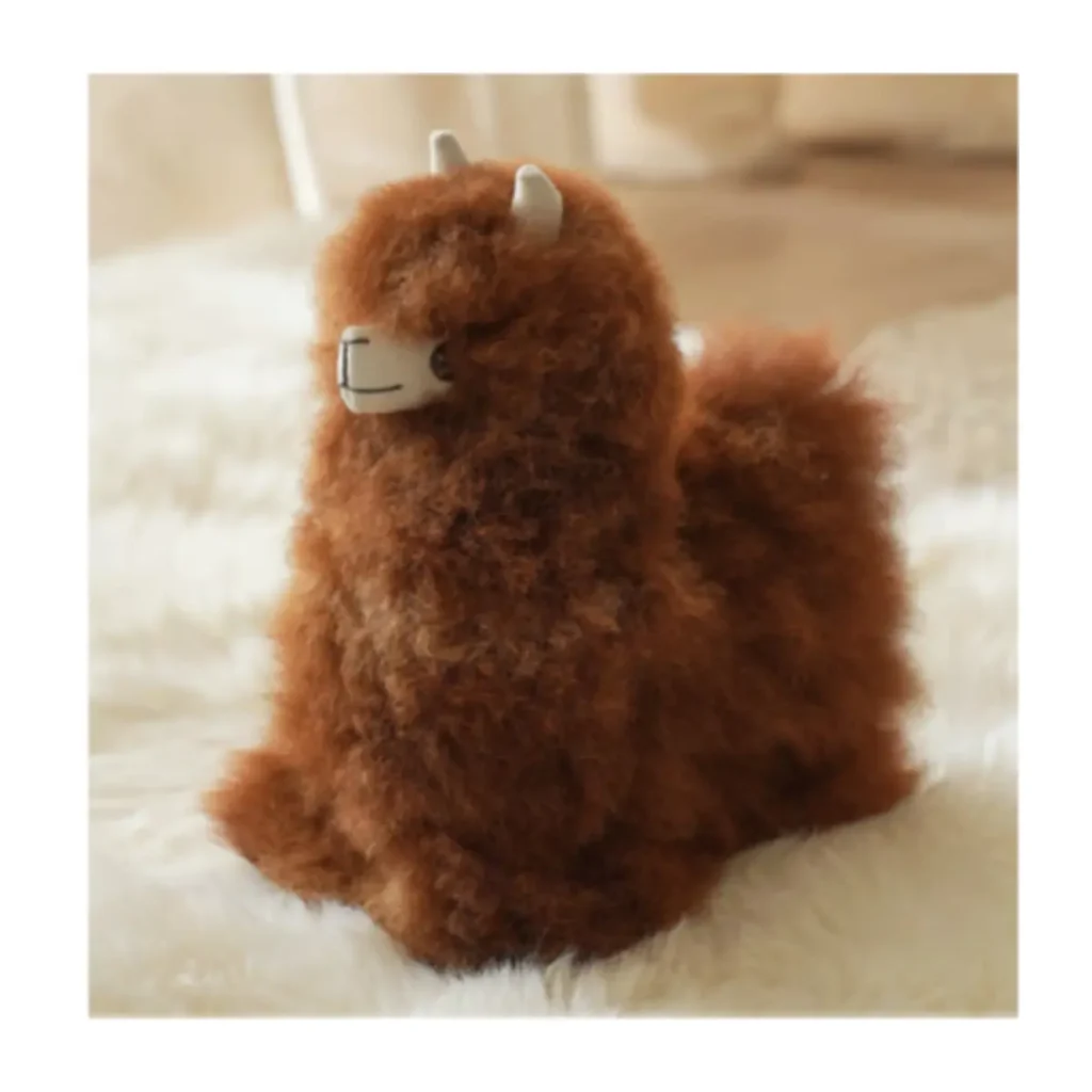 Handcrafted Compact Alpaca Fur Figure