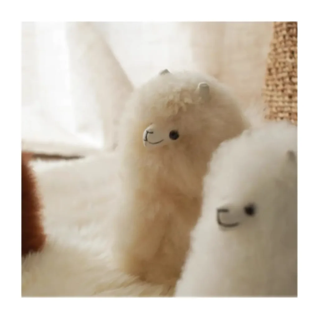 Handcrafted Compact Alpaca Fur Figure