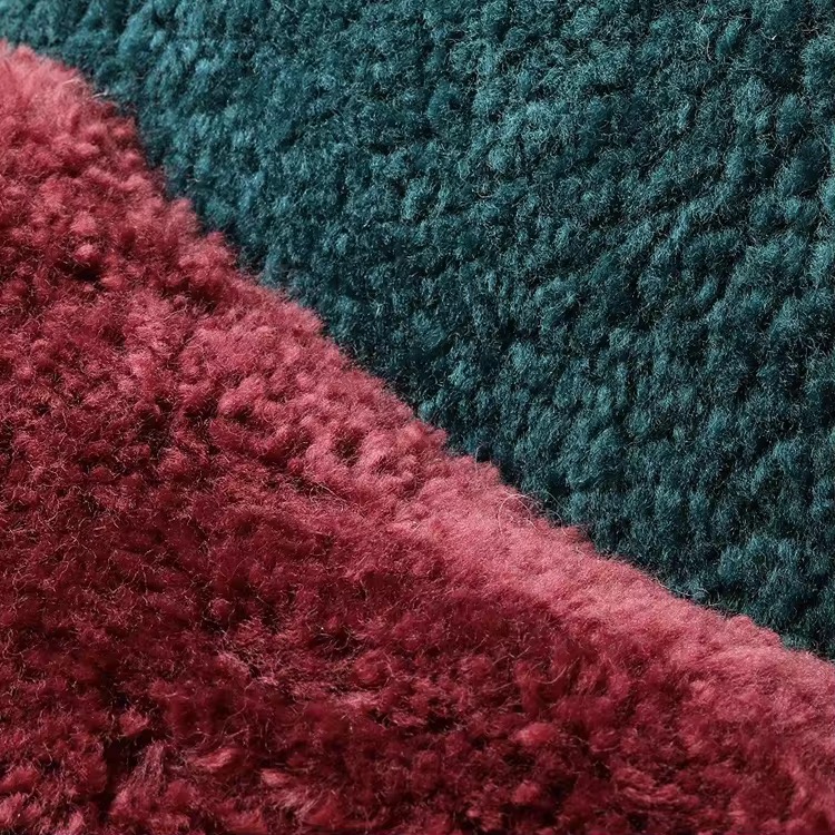 Jewel Tone Curly Shearling Material Collection