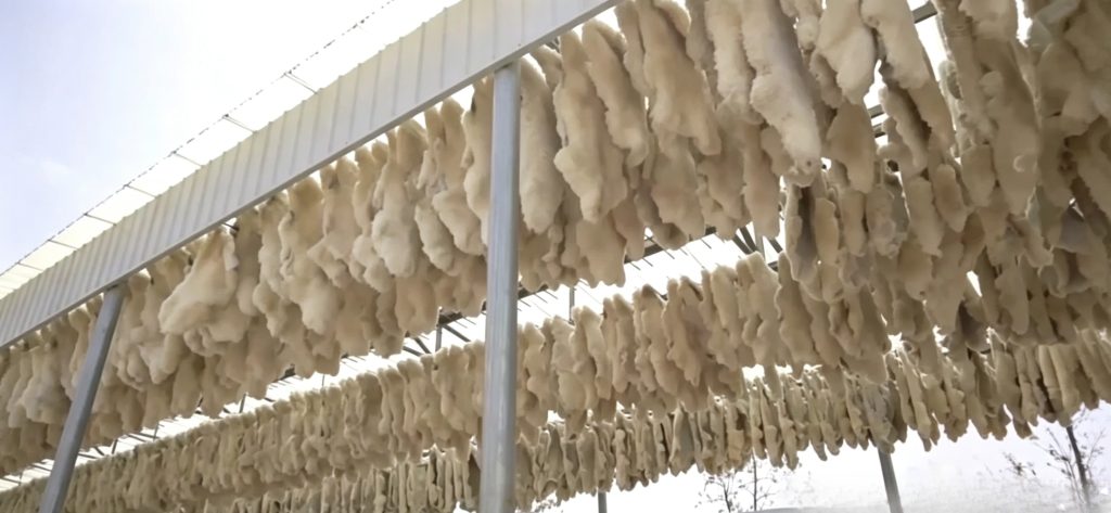 Natural drying and material conditioning