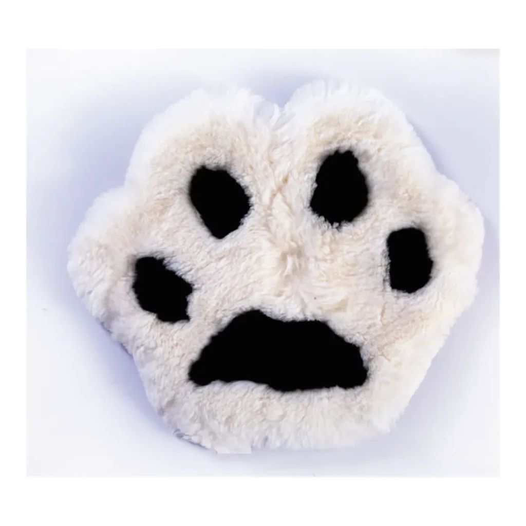 Mongolian Sheepskin Cat Paw Cushion