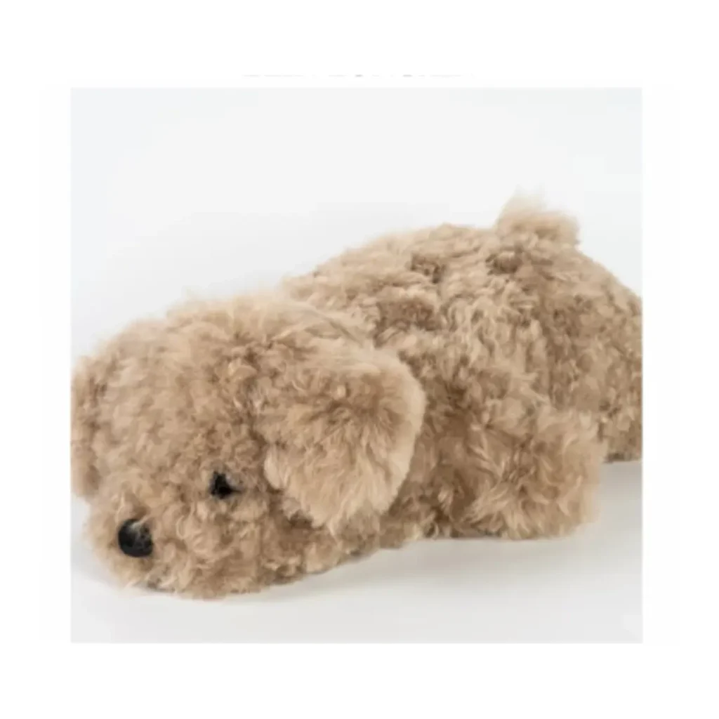 Sleeping Puppy Fur Cushion