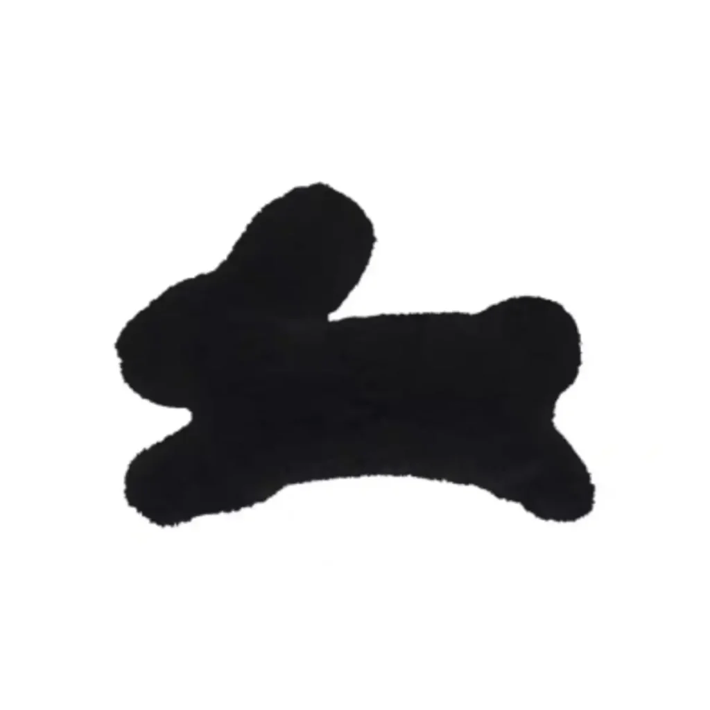 Rabbit Shape Fur Cushion