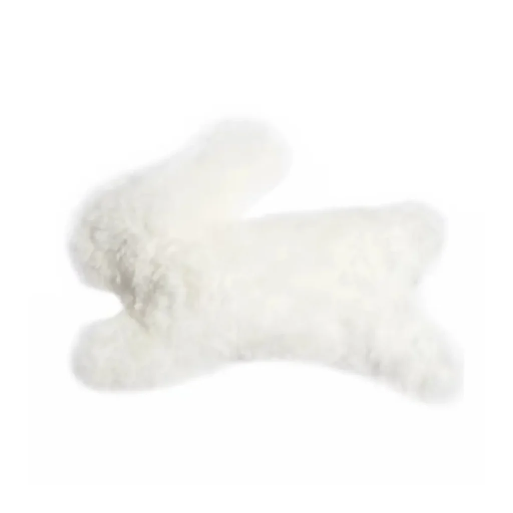 Rabbit Shape Fur Cushion
