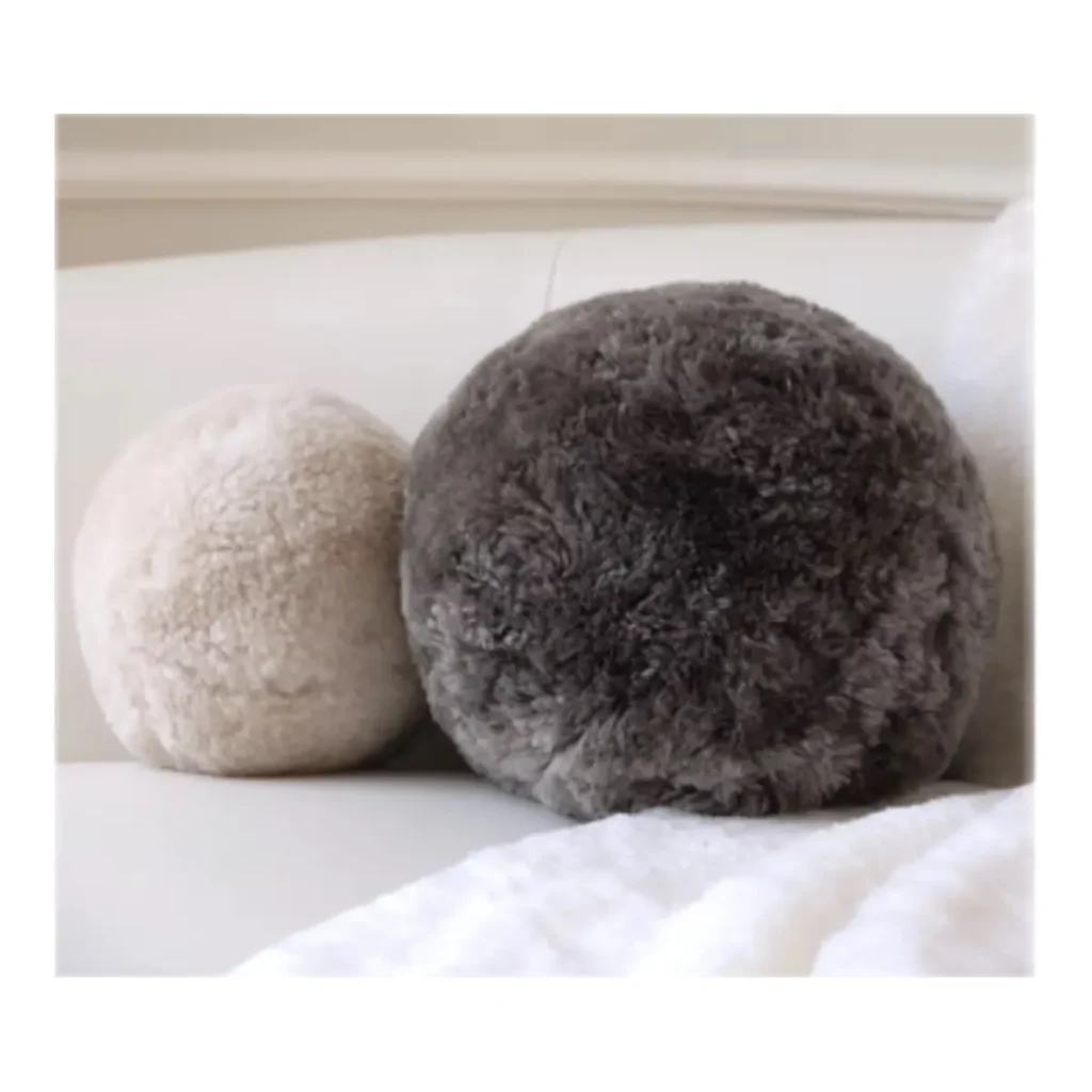 Pebble Fur Cushion