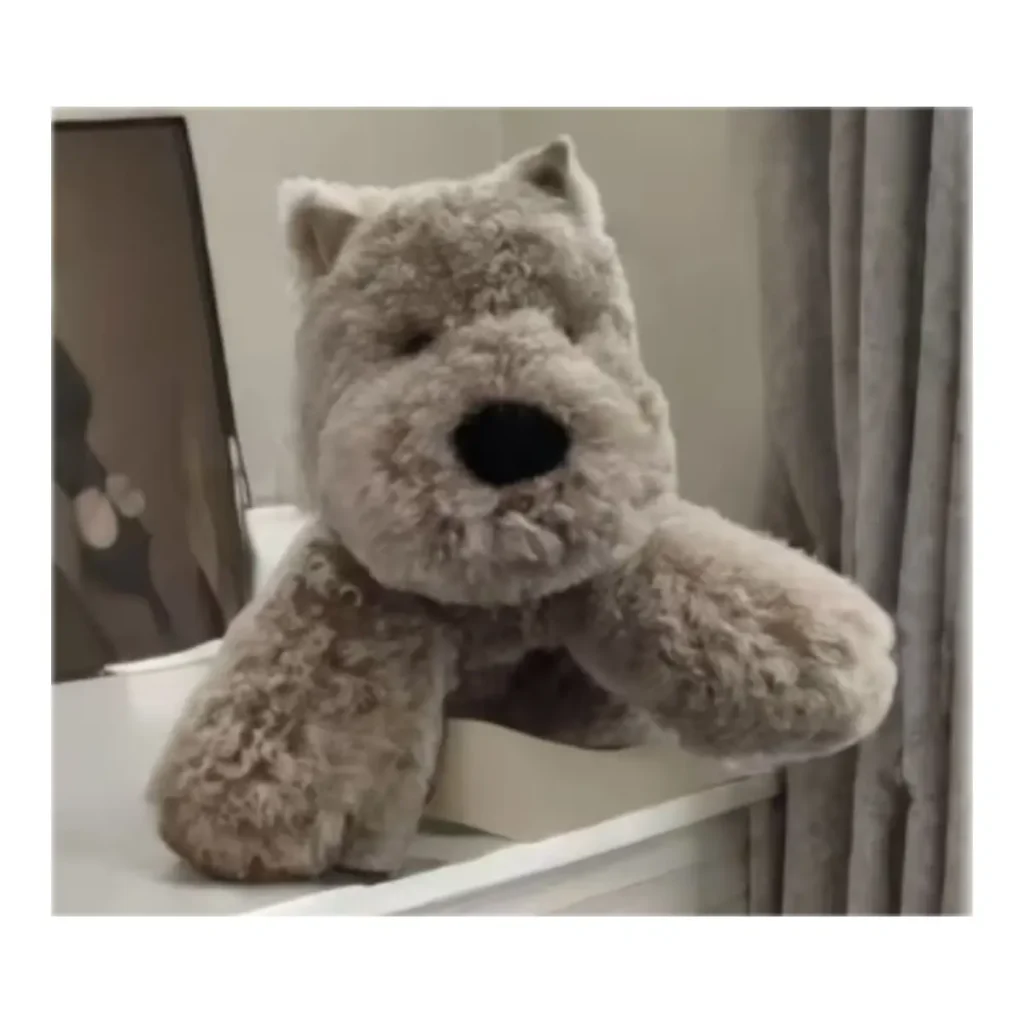 Grey Dog Fur Toy