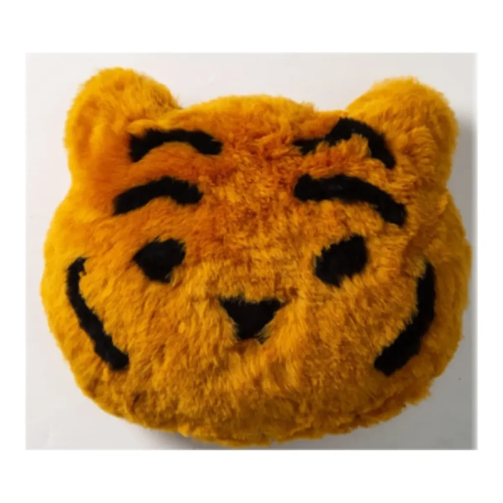 Tiger Face Fur Cushion