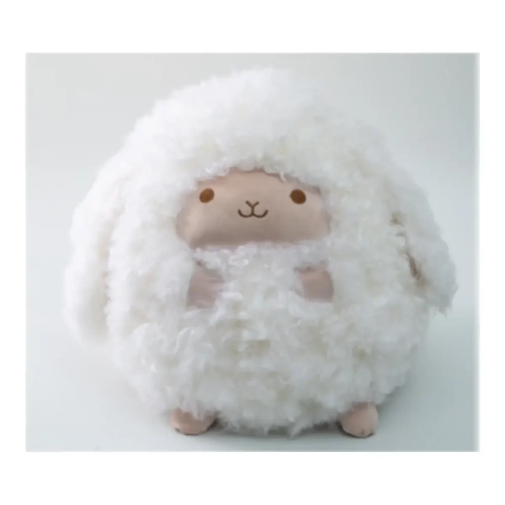 Lamb Character Fur Cushion
