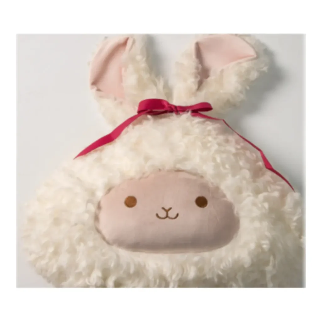 Bunny Character Fur Cushion