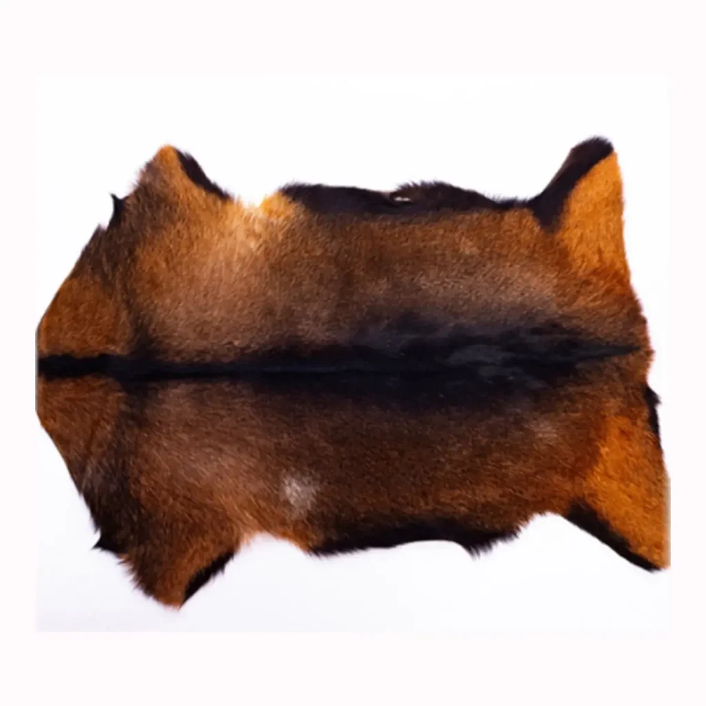 Natural Brown Goat Hide Rug